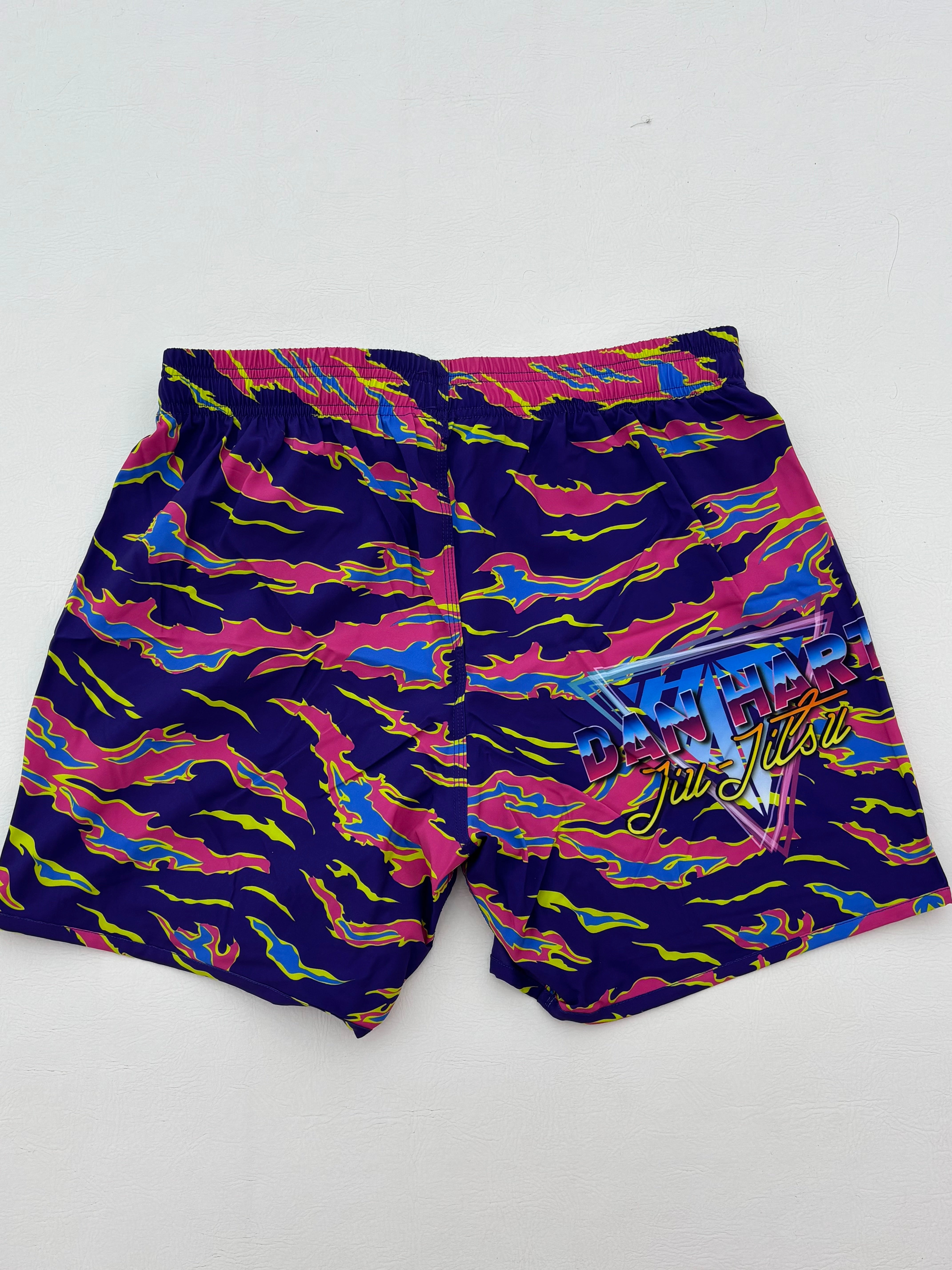 Neon Camo Shorts