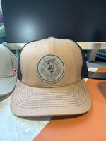 Load image into Gallery viewer, HJJ Brown Hat Leather Patch
