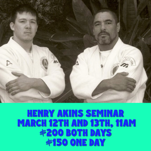 Henry Akins Seminar March 12th and 13th 2022