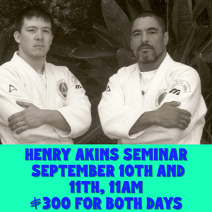 Henry Akins Seminar September 10th and 11th 2022