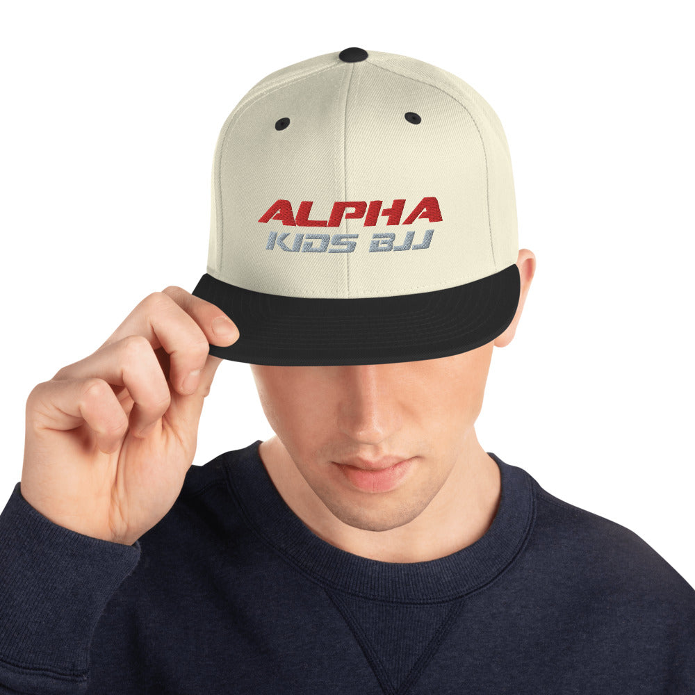 Alpha Kids Flat Bill Snapback Hat