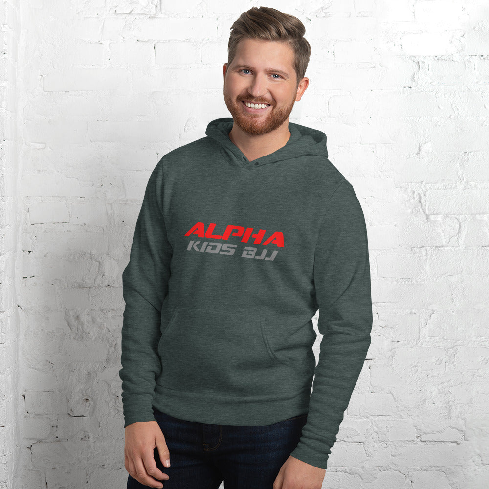 Alpha kids logo  Front Only ADULT Unisex hoodie