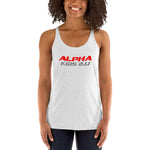Load image into Gallery viewer, Alpha Kids Front Only Women&#39;s ADULT Racerback Tank
