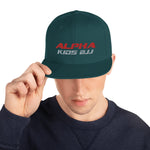 Load image into Gallery viewer, Alpha Kids Flat Bill Snapback Hat
