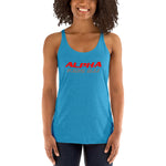 Load image into Gallery viewer, Alpha Kids Front Only Women&#39;s ADULT Racerback Tank
