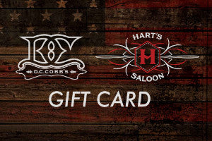 D.C. Cobb's Gift Card - Give the Gift of Burgers and Brews